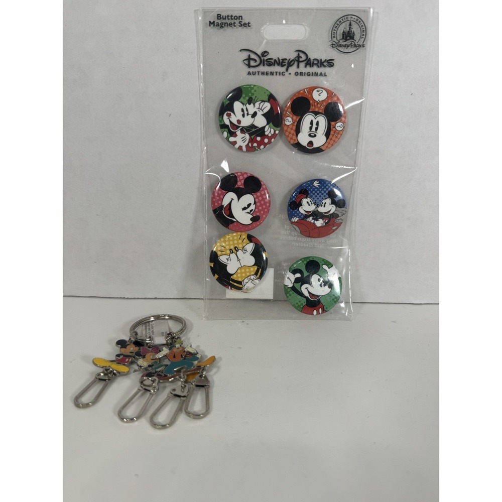Disney Bundle Magnets And The‎ Fab Four Keychain Clips